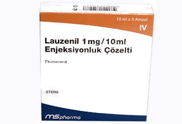 LAUZENIL 1 mg/10 ml IV enjeksiyonluk çöz. içeren 5 ampül kutu görseli
