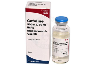 CAFOLINE 300 mg/30 ml I.M./I.V. enjeksiyonluk çözelti (1 flakon) kutu görseli
