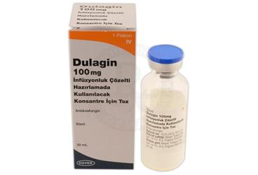 DULAGIN 100 mg infüzyonluk çözelti hazırlamada kullanılacak konsantre için toz kutu görseli