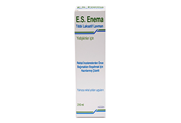 E.S. ENEMA TIBBI LAKSATIF 67.5 ml lavman kutu görseli