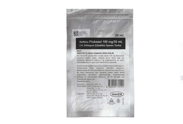 SELFLEKS FLUKOSEL 100 mg/50 ml I.V. infüzyon çözeltisi içeren torba kutu görseli