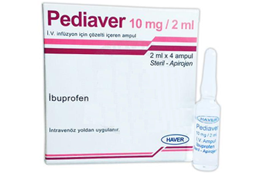 PEDIAVER 10 mg/2 ml ampül (4 ampül) kutu görseli