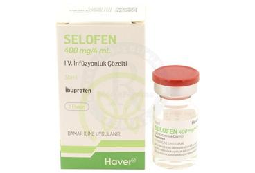 SELOFEN 400 mg/4ML I.V infüzyonluk çözelti (1 flakon) kutu görseli