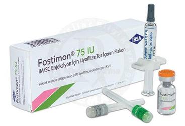 FOSTIMON 75 IU IM/SC enj. için liyofilize toz içeren flakon (1 liyofilize toz içeren flakon+1 çözücü içeren kul. haz. enj.+ 2 kutu görseli