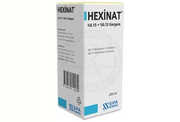 HEXINAT gargara 200 ml kutu görseli
