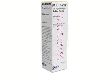 K.R ENEMA rektal çözelti (67.5 ml) kutu görseli