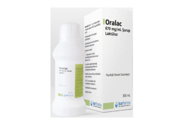 ORALAC 670 mg/ml şurup (250 ml ) kutu görseli