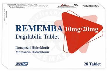 REMEMBA 10 MG-20 mg DAGILABILIR tablet (28 tablet) kutu görseli