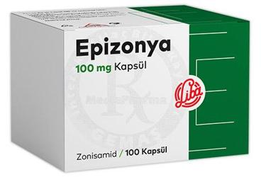 EPIZONYA 100 mg kapsül (100 kapsül) kutu görseli