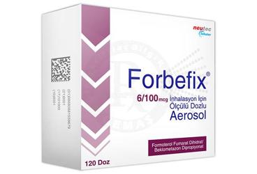 FORBEFIX 6/100 mcg inhilasyon için ölçülü dozlu aerosol 120 doz kutu görseli