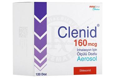 CLENID 160 mcg inhilasyon için ölçülü dozlu aerosol 120 doz kutu görseli