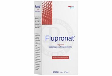 FLUPRONAT 2 mg/2 ml nebulizasyon süspansiyonu (10 flakon) kutu görseli