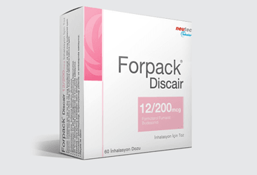 FORPACK 12/200 mcg DISCAIR inhilasyon için toz (60 doz) kutu görseli