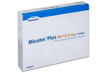 MICATOR PLUS 40/12.5 mg 28 tablet kutu görseli