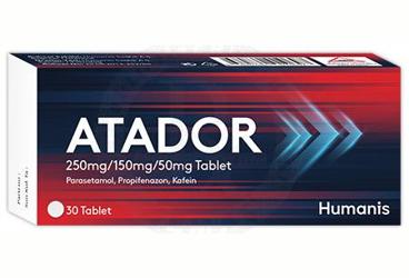 ATADOR 250 mg/150 mg/50 mg tablet (30 tablet) kutu görseli