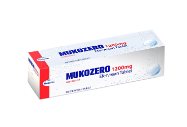MUKOZERO 1200 mg 20 efervesan tablet kutu görseli