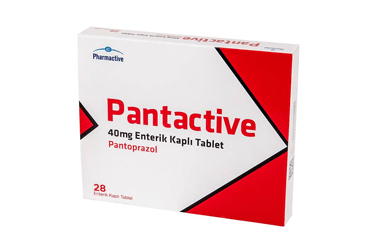 PANTACTIVE 40 mg 28 enterik kaplı tablet kutu görseli