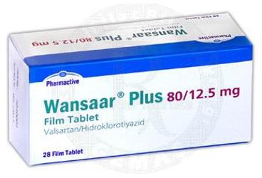 WANSAAR PLUS 80/12.5 mg 28 film tablet kutu görseli