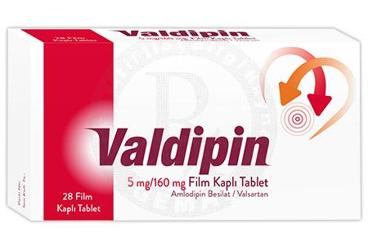 VALDIPIN 5 mg/160 mg 28 film tablet kutu görseli