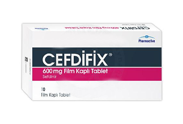 CEFDIFIX 600 mg film kaplı tablet (14 film kaplı tablet) kutu görseli