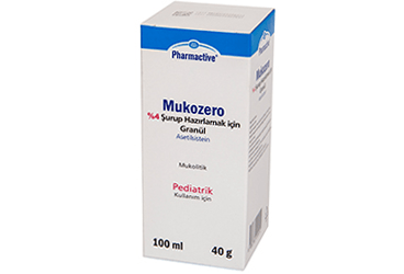 MUKOZERO %4 şurup hazırlamak için granül 100 ml kutu görseli