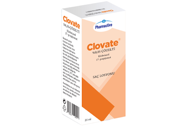 CLOVATE %0.05 25 ml saç losyonu kutu görseli
