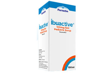IBUACTIVE 100 mg/5 ml 100 ml pediatrik şurup kutu görseli