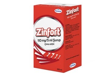 ZINCFORT 25 mg /5 ml şurup 100 ml kutu görseli