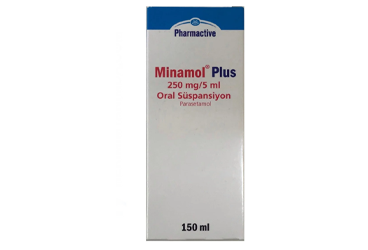 MINAMOL PLUS 250 mg/5 ml oral süspansiyon 150 ml kutu görseli