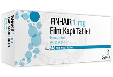FINHAIR 1 mg film kaplı tablet kutu görseli