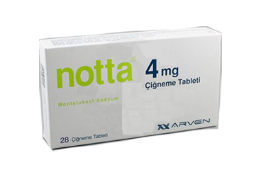 NOTTA 4 mg 28 çiğneme tableti { Arven } kutu görseli