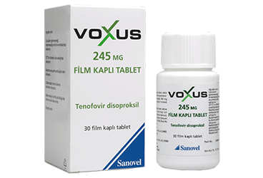 VOXUS 245 mg 30 film kaplı tablet { Arven } kutu görseli
