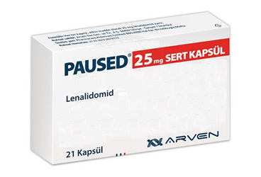PAUSED 25 mg 21 sert kapsül kutu görseli