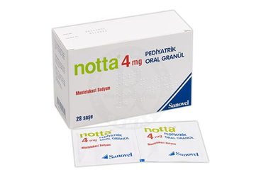 NOTTA 4 mg pediyatrik oral granül 28 saşe kutu görseli