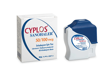 CYPLOS ARVOHALER 50 mcg/100 mcg inhilasyon tozu (60 doz) kutu görseli
