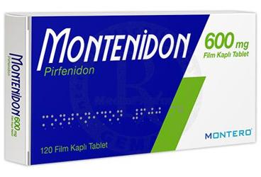 MONTENIDON 600 mg film kaplı tablet (120 film kaplı tablet) kutu görseli
