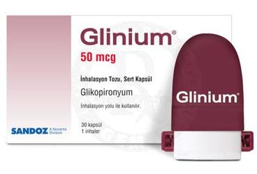 GLINIUM 50 mcg inhilasyon tozu. sert kapsül (30 adet) kutu görseli