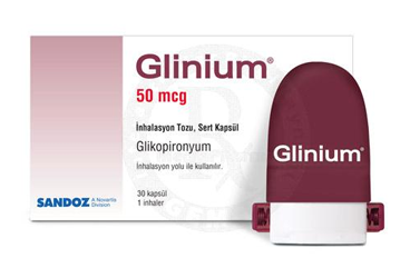 GLINIUM 50 mcg inhilasyon tozu sert kapsül (30 adet) { Arımed } kutu görseli