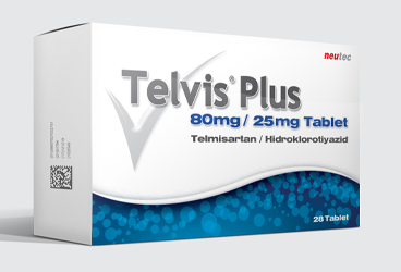 TELVIS PLUS 80/25 98 tablet { Neutec Inhaler } kutu görseli