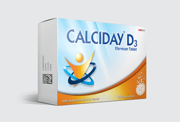 CALCIDAY D3 1200 mg/800 IU 45 efervesan tablet { Neutec Inhaler } kutu görseli