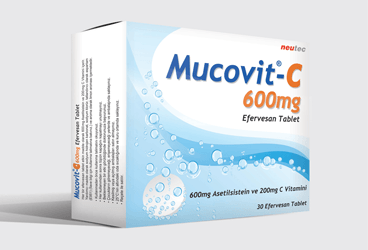 MUCOVIT-C 600 mg 20 efervesan tablet kutu görseli