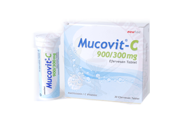 MUCOVIT-C 900/300 mg 30 efervesan tablet { Neutec Inhaler } kutu görseli