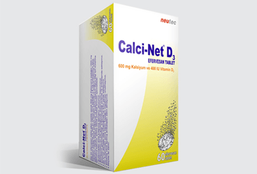 CALCI-NET D3 60 efervesan tablet kutu görseli
