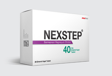 NEXSTEP 40 mg 28 enterik kaplı tablet { Neutec Inhaler } kutu görseli