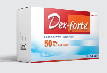 DEX-FORTE 50 mg 20 film tablet kutu görseli