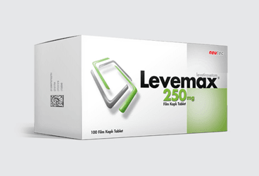 LEVEMAX 250 mg 100 film tablet { Neutec Inhaler } kutu görseli