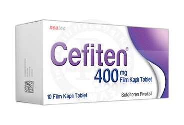 CEFITEN 400 mg 20 film tablet { Neutec Inhaler } kutu görseli