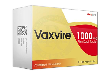 VAXVIRE 1000 mg 21 film kaplı tablet { Neutec Inhaler } kutu görseli