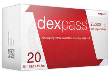 DEXPADUO 25/300 mg 20 film kaplı tablet { Neutec Inhaler } kutu görseli
