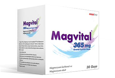 MAGVITAL 365 mg 30 saşe { Neutec Inhaler } kutu görseli